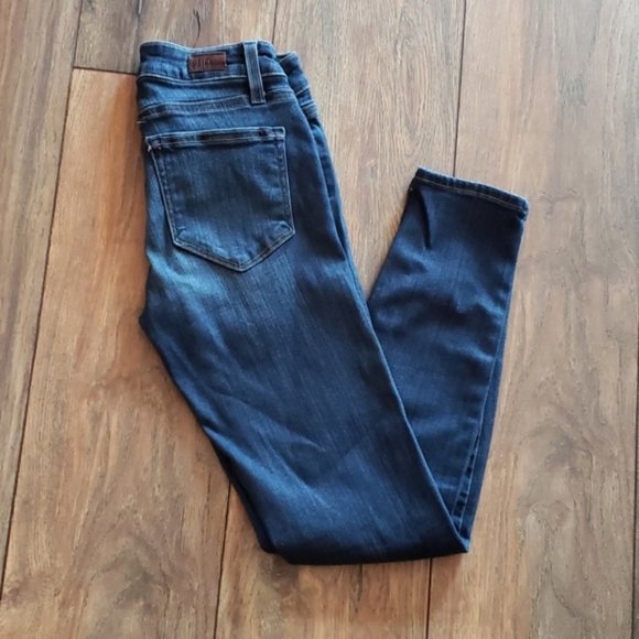 Paige Dark Wash Verdugo Ankle Skinny Jeans Size 24 - Picture 5 of 9